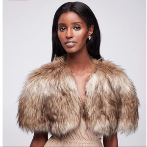 Faux Fur Shrug